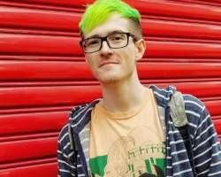 He often colors his hair and changes his looks.